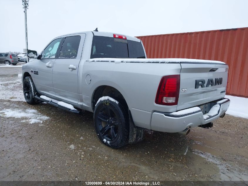 2018 Ram 1500 Sport VIN: 1C6RR7MT8JS128834 Lot: 12000699