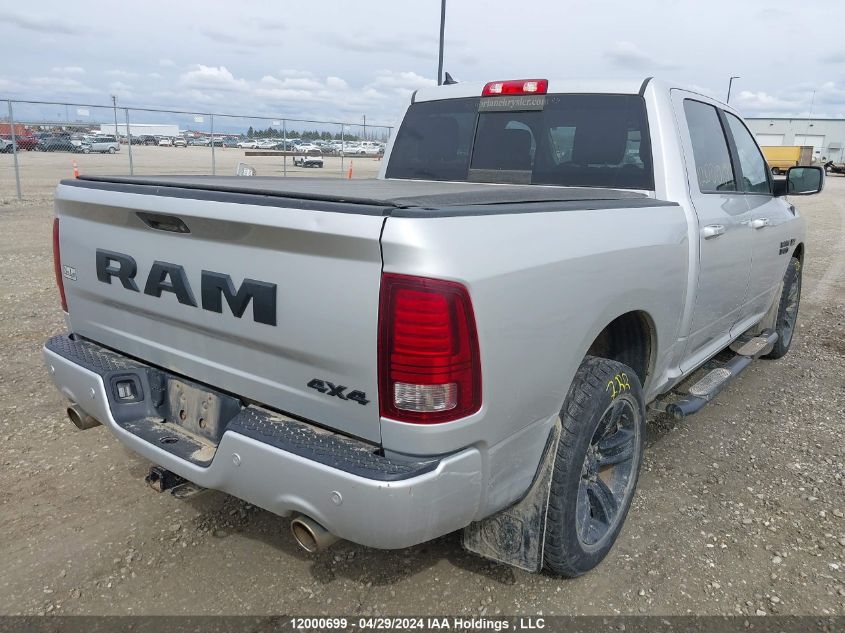 2018 Ram 1500 Sport VIN: 1C6RR7MT8JS128834 Lot: 12000699