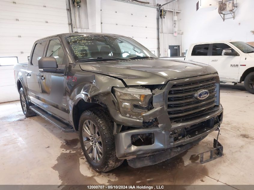 2016 Ford F150 Supercrew VIN: 1FTEW1EGXGFC75222 Lot: 12000707