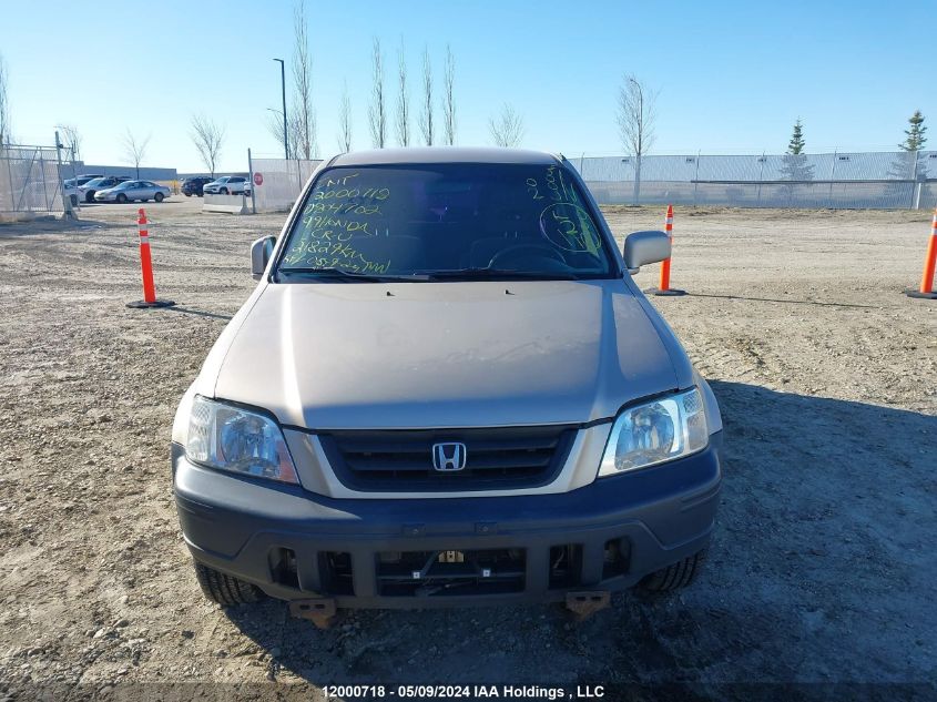 1999 Honda Cr-V VIN: JHLRD1850XC804702 Lot: 12000718