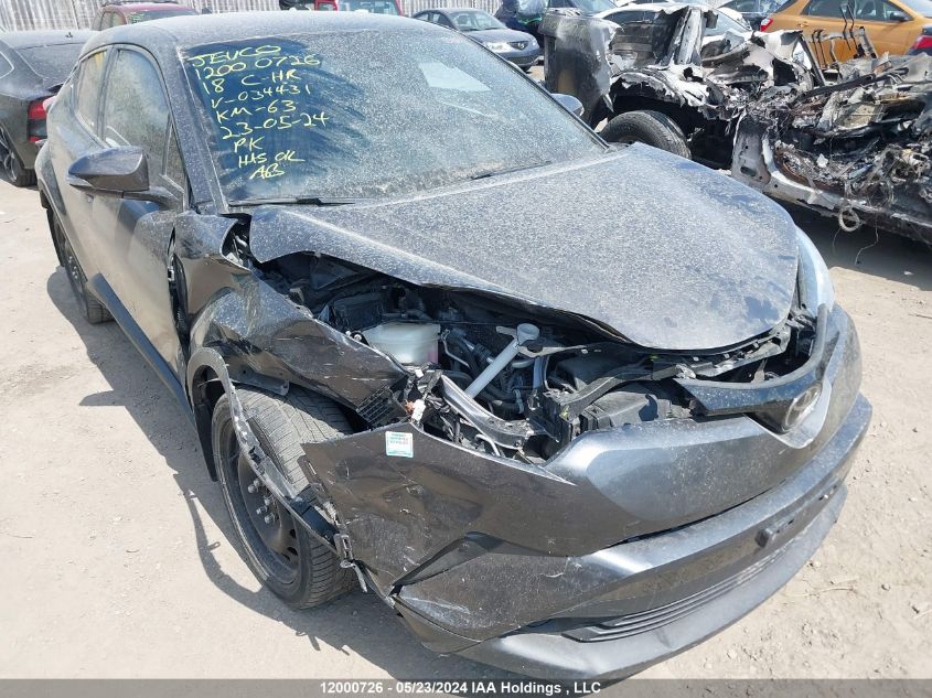 2018 Toyota C-Hr VIN: NMTKHMBX8JR034431 Lot: 12000726