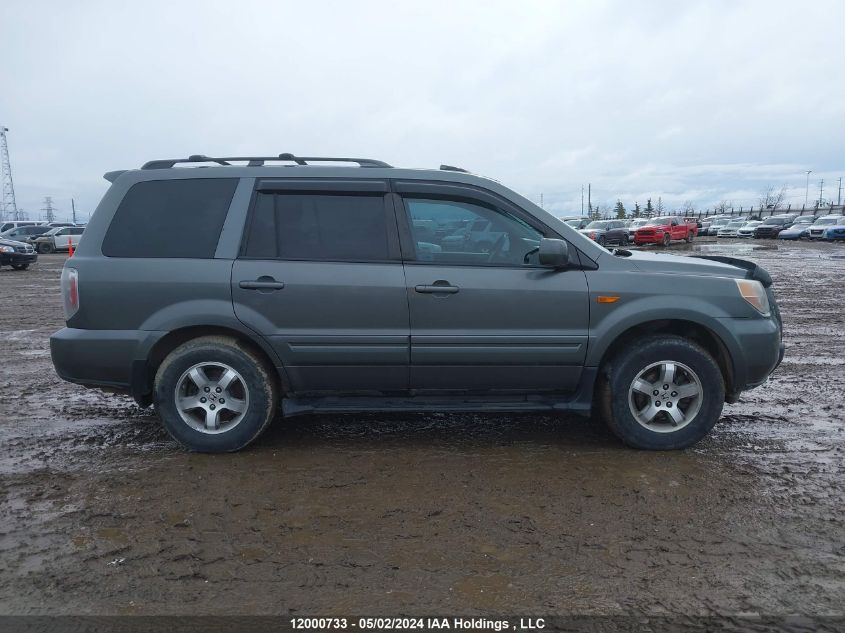 2008 Honda Pilot VIN: 5FNYF18668B009816 Lot: 12000733