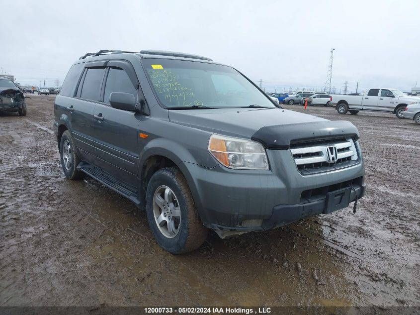 2008 Honda Pilot VIN: 5FNYF18668B009816 Lot: 12000733