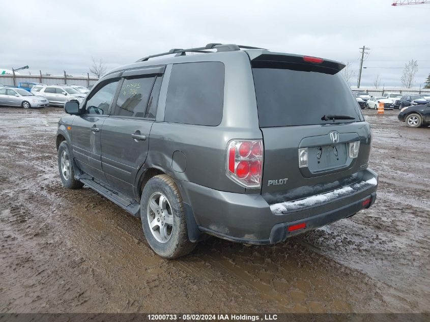 2008 Honda Pilot VIN: 5FNYF18668B009816 Lot: 12000733