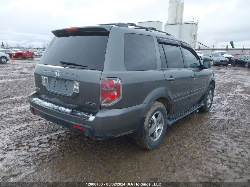 2008 Honda Pilot VIN: 5FNYF18668B009816 Lot: 12000733