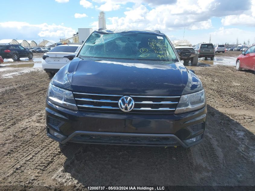 2018 Volkswagen Tiguan VIN: 3VV0B7AX3JM157925 Lot: 12000737