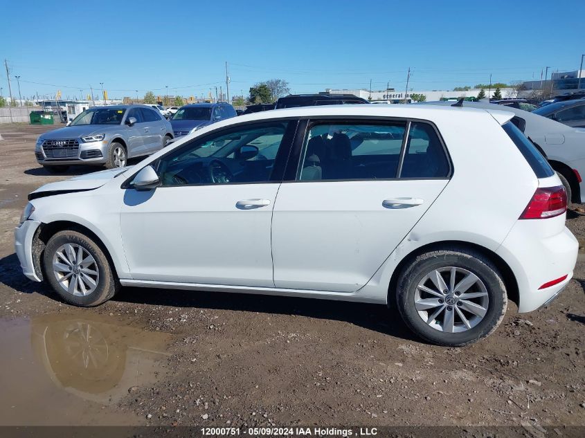 2019 Volkswagen Golf VIN: 3VWG57AU1KM026145 Lot: 12000751