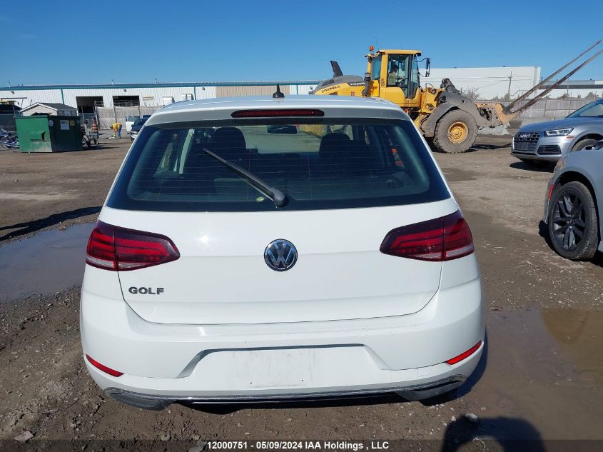 2019 Volkswagen Golf VIN: 3VWG57AU1KM026145 Lot: 12000751