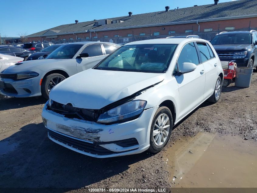 2019 Volkswagen Golf VIN: 3VWG57AU1KM026145 Lot: 12000751