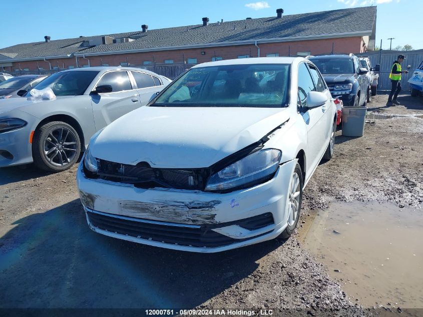 2019 Volkswagen Golf VIN: 3VWG57AU1KM026145 Lot: 12000751