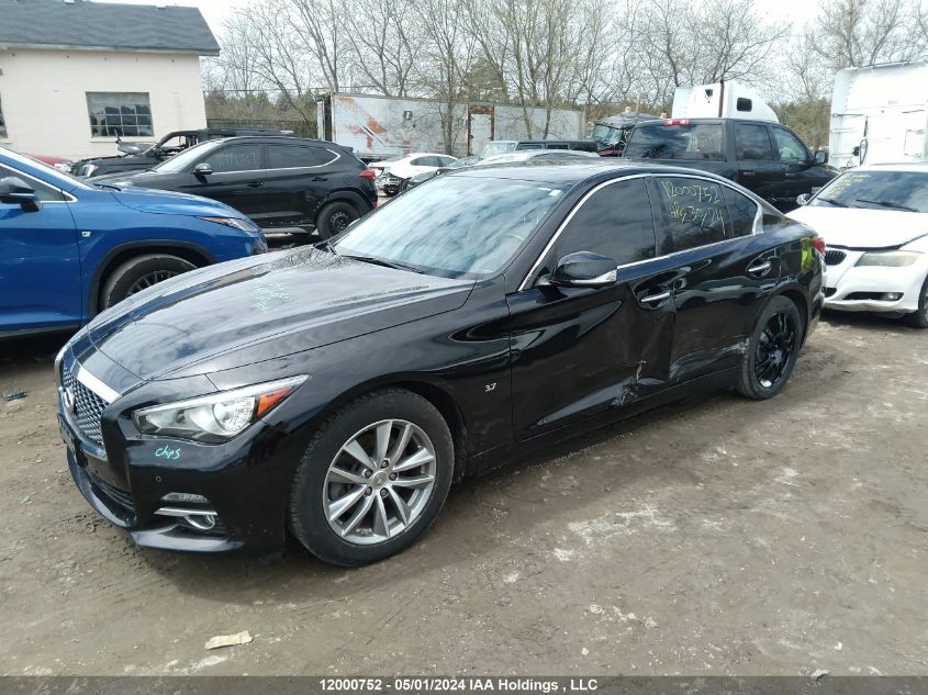 2015 Infiniti Q50 VIN: JN1BV7AR2FM395061 Lot: 12000752