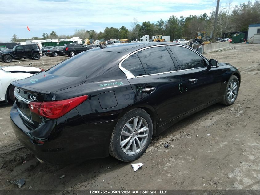 2015 Infiniti Q50 VIN: JN1BV7AR2FM395061 Lot: 12000752