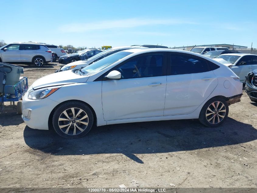 2017 Hyundai Accent Se VIN: KMHCT4AE3HU303134 Lot: 12000770