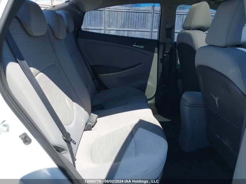 2017 Hyundai Accent Se VIN: KMHCT4AE3HU303134 Lot: 12000770