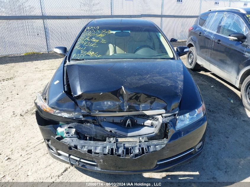 2008 Acura Tl VIN: 19UUA66278A801414 Lot: 12000774