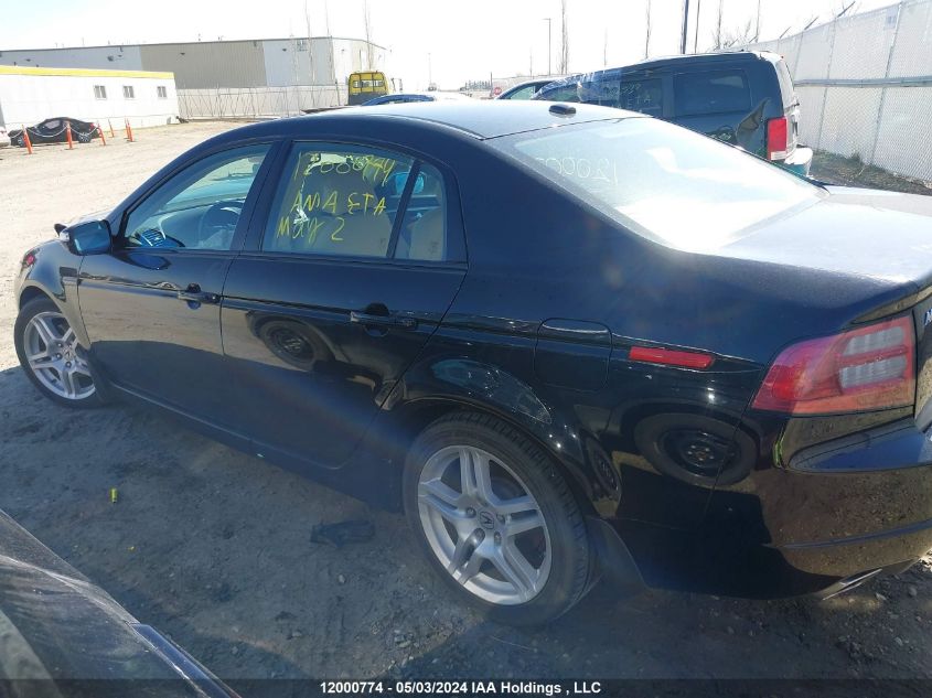 2008 Acura Tl VIN: 19UUA66278A801414 Lot: 12000774