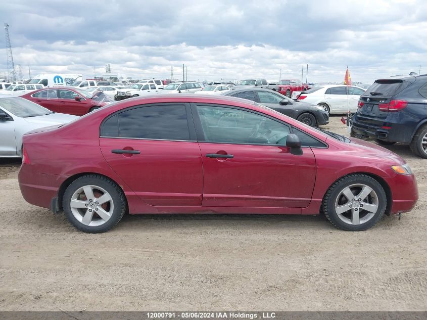 2006 Honda Civic Sdn VIN: 2HGFA16356H003500 Lot: 12000791