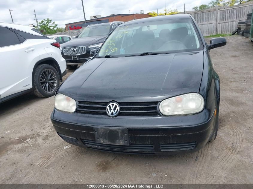 2002 Volkswagen Golf VIN: 9BWFK21J224063352 Lot: 12000813