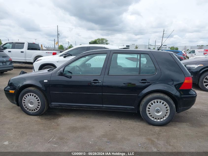 2002 Volkswagen Golf VIN: 9BWFK21J224063352 Lot: 12000813