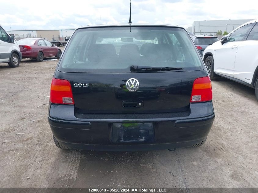 2002 Volkswagen Golf VIN: 9BWFK21J224063352 Lot: 12000813