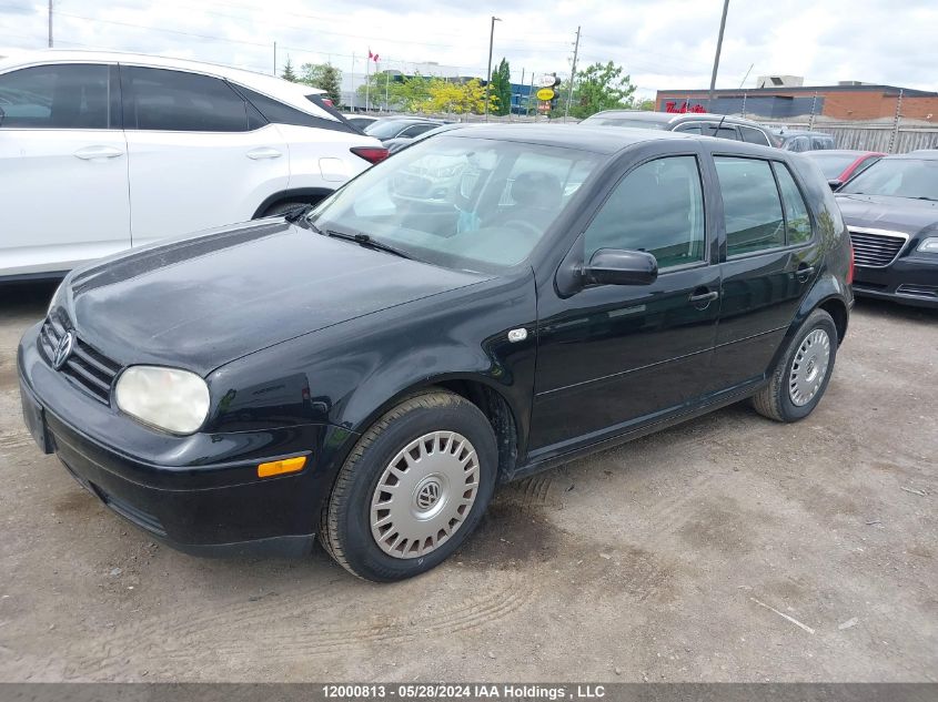 2002 Volkswagen Golf VIN: 9BWFK21J224063352 Lot: 12000813