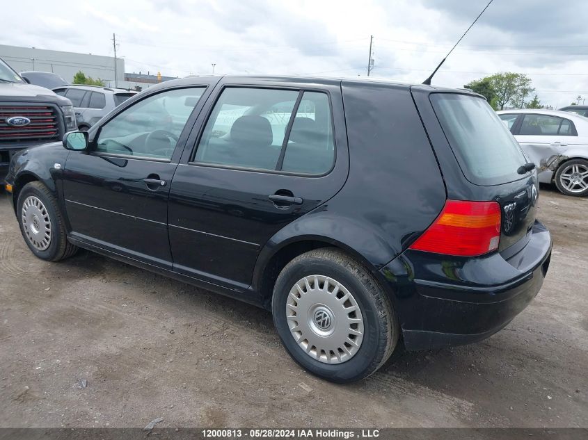 2002 Volkswagen Golf VIN: 9BWFK21J224063352 Lot: 12000813