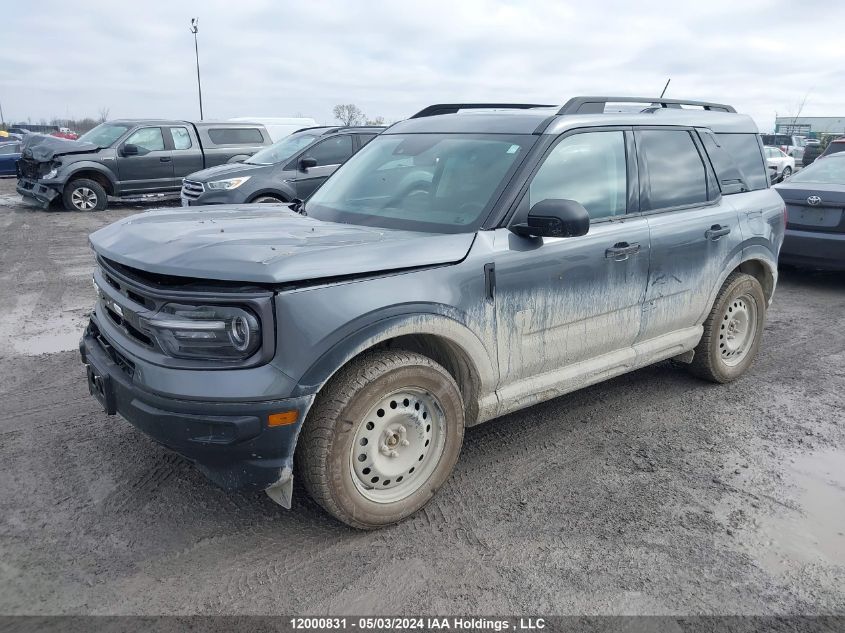 2022 Ford Bronco Sport Big Bend VIN: 3FMCR9B65NRD52700 Lot: 12000831