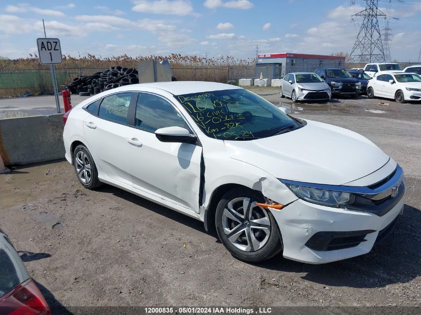 2016 Honda Civic Lx VIN: 2HGFC2E54GH036735 Lot: 12000835