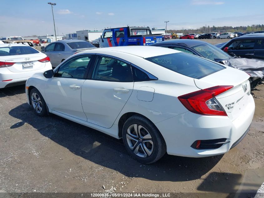 2016 Honda Civic Lx VIN: 2HGFC2E54GH036735 Lot: 12000835