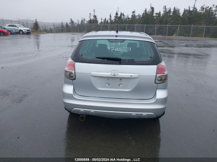 2007 Toyota Corolla Matrix Xr VIN: 2T1KR32E47C669560 Lot: 12000859