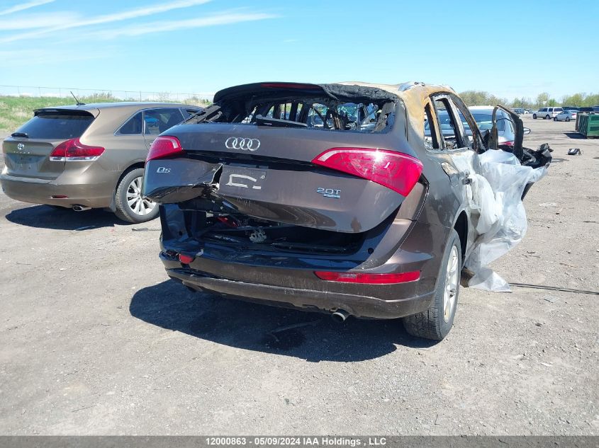 2012 Audi Q5 VIN: WA1LFCFP4CA036820 Lot: 12000863