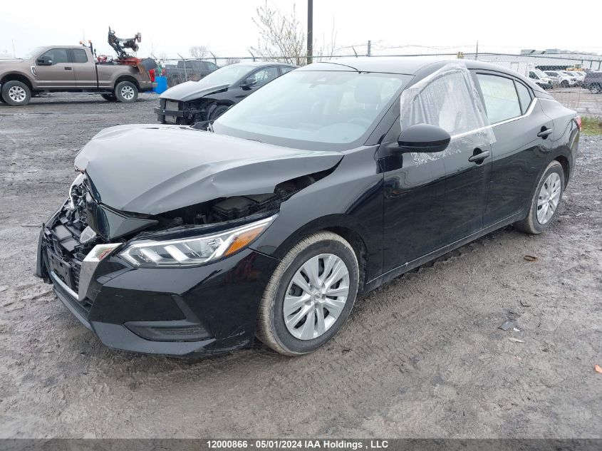 2022 Nissan Sentra S VIN: 3N1AB8BVXNY286557 Lot: 12000866