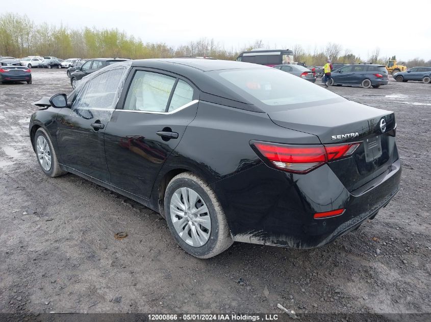 2022 Nissan Sentra S VIN: 3N1AB8BVXNY286557 Lot: 12000866