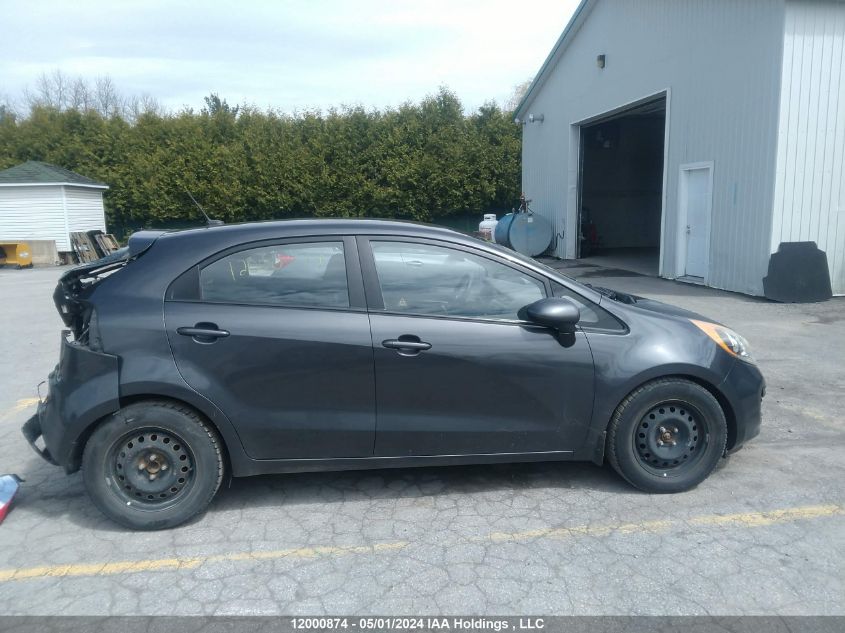 2014 Kia Rio VIN: KNADM5A31E6955452 Lot: 12000874