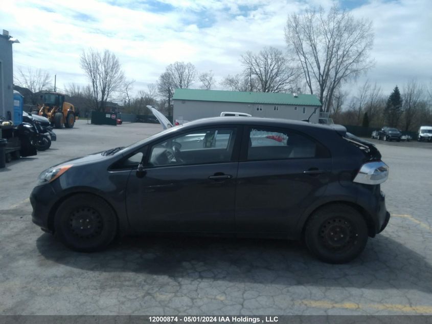 2014 Kia Rio VIN: KNADM5A31E6955452 Lot: 12000874