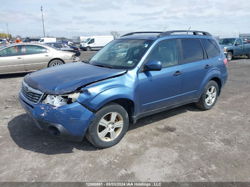 2010 Subaru Forester VIN: JF2SH6BCXAH791251 Lot: 12000881