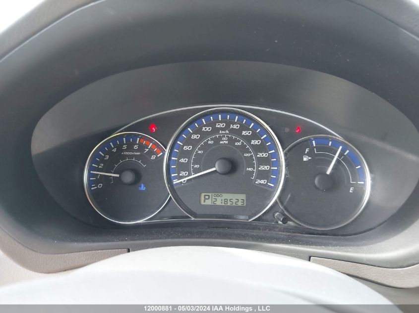 2010 Subaru Forester VIN: JF2SH6BCXAH791251 Lot: 12000881