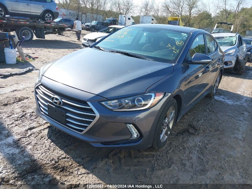 2018 Hyundai Elantra Sel/Value/Limited VIN: KMHD84LF1JU448822 Lot: 12000887