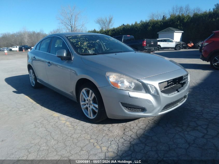 2012 Volvo S60 T6 VIN: YV1902FH6C2020305 Lot: 12000891