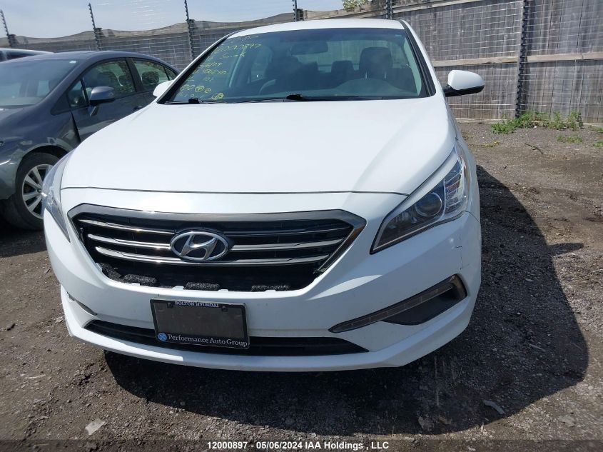 2016 Hyundai Sonata Gl VIN: 5NPE24AF0GH406240 Lot: 12000897