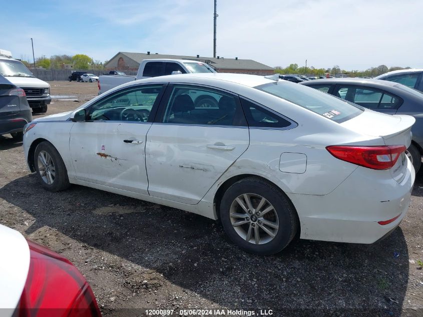 2016 Hyundai Sonata Gl VIN: 5NPE24AF0GH406240 Lot: 12000897