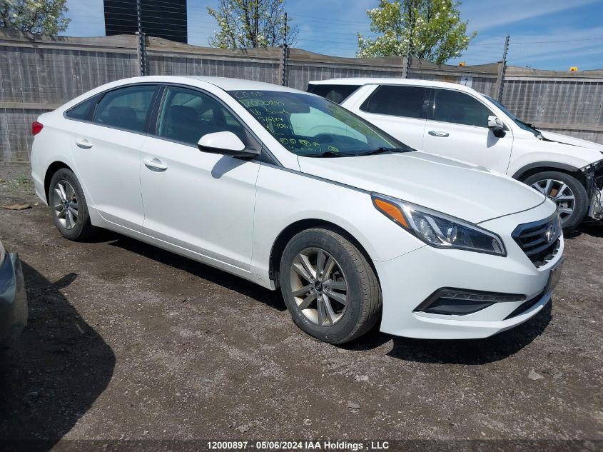 2016 Hyundai Sonata Gl VIN: 5NPE24AF0GH406240 Lot: 12000897