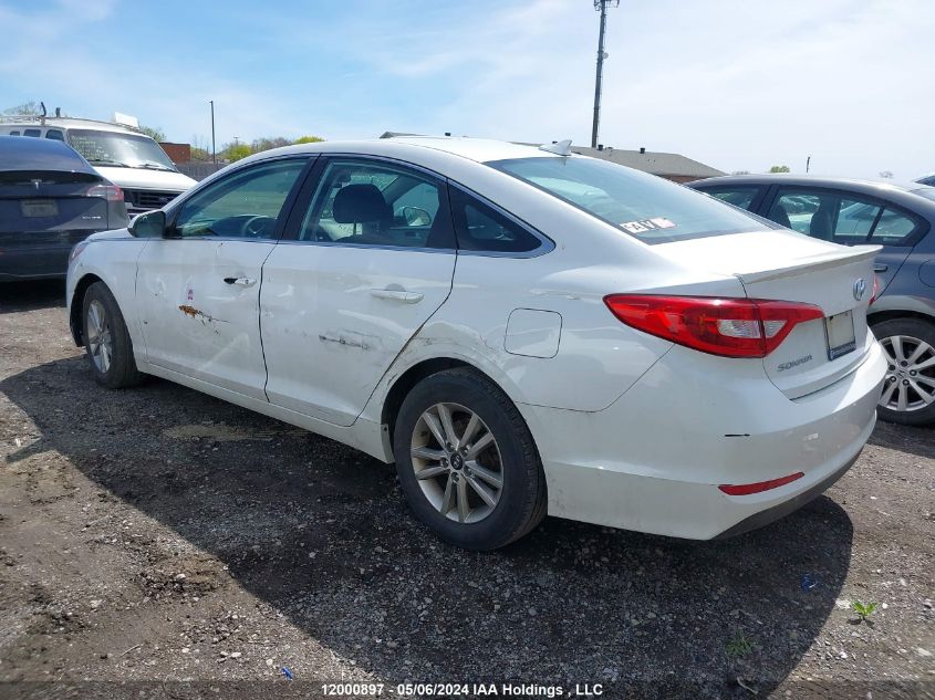 2016 Hyundai Sonata Gl VIN: 5NPE24AF0GH406240 Lot: 12000897