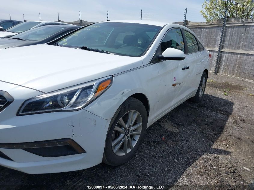 2016 Hyundai Sonata Gl VIN: 5NPE24AF0GH406240 Lot: 12000897