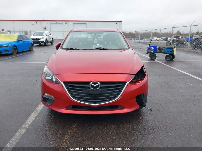 2014 Mazda Mazda3 VIN: 3MZBM1V7XEM104148 Lot: 12000898