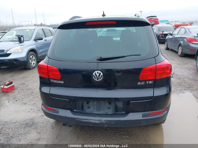 2014 Volkswagen Tiguan VIN: WVGKV3AX9EW616464 Lot: 12000920
