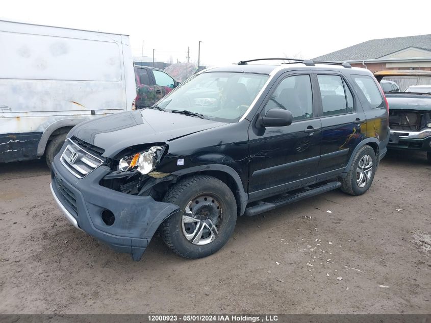 2006 Honda Cr-V Lx VIN: JHLRD78546C816921 Lot: 12000923