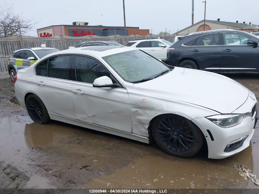 2016 BMW 3 Series VIN: WBA8E3C50GK503424 Lot: 12000946