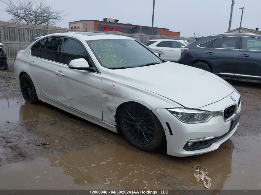 2016 BMW 3 Series VIN: WBA8E3C50GK503424 Lot: 12000946