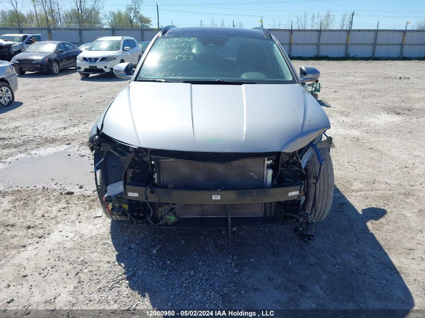 2022 Hyundai Tucson Preferred Awd With Trend Package VIN: KM8JCCAE7NU161853 Lot: 12000950